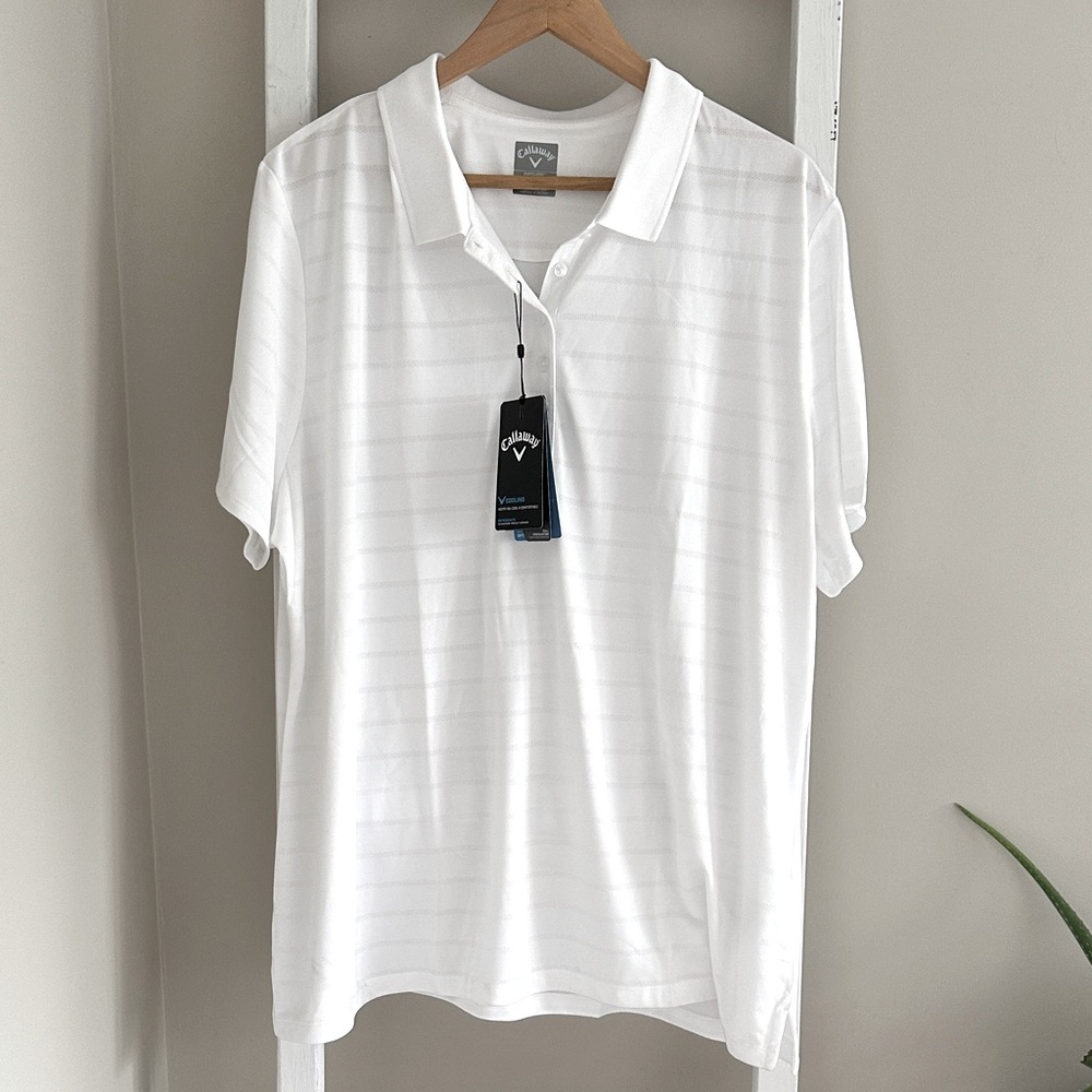 NWT Callaway Women’s Cooling Ventilated Polo Golf Shirt